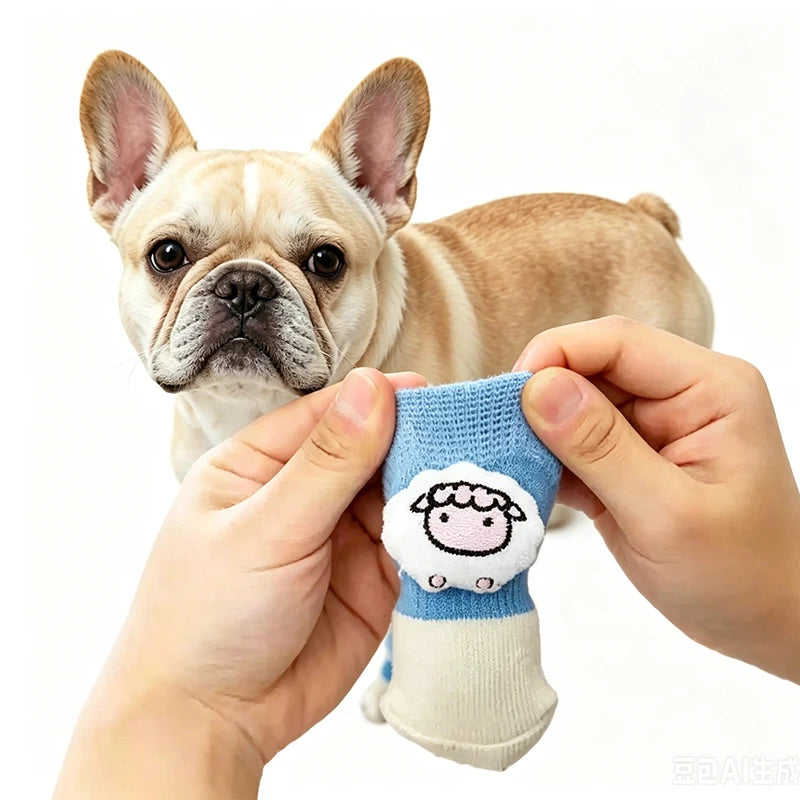 Anti-Dirt Dog Socks for Small Breeds